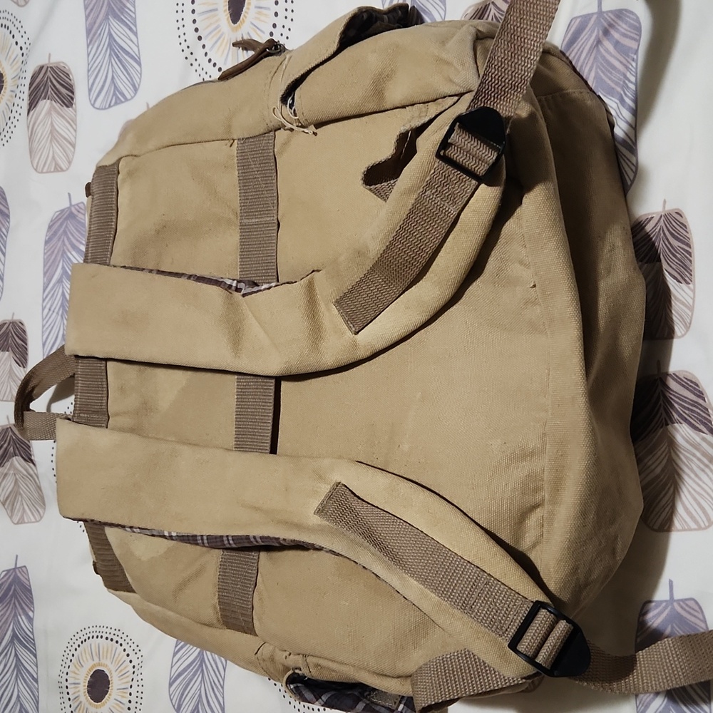 Tan and Brown Men's Bag - Picture 2 of 11